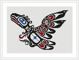 Cross Stitch Patterns Based on Pacific Northwest Coast Native Indian Art Styles: Book 1 Thunderbirds