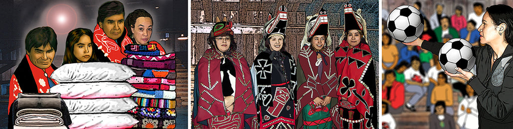 Contemporary Pacific NW coast Potlatch story