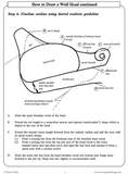How to Draw a Wolf Head in Pacific NW Coast Formline Art Style (Digital PDF)