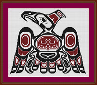 Cross Stitch Patterns Based on Pacific Northwest Coast Native Indian Art Styles: Book 1 Thunderbirds